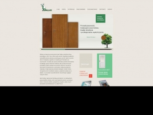 Doskonałej jakości drzwi wewnętrzne drewniane.